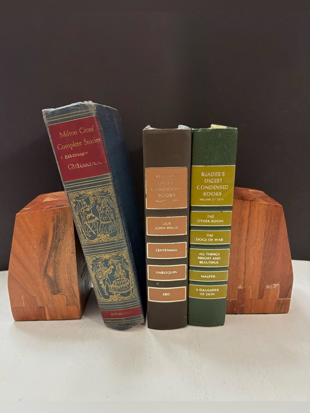 Hearth and hand magnolia wood book ends